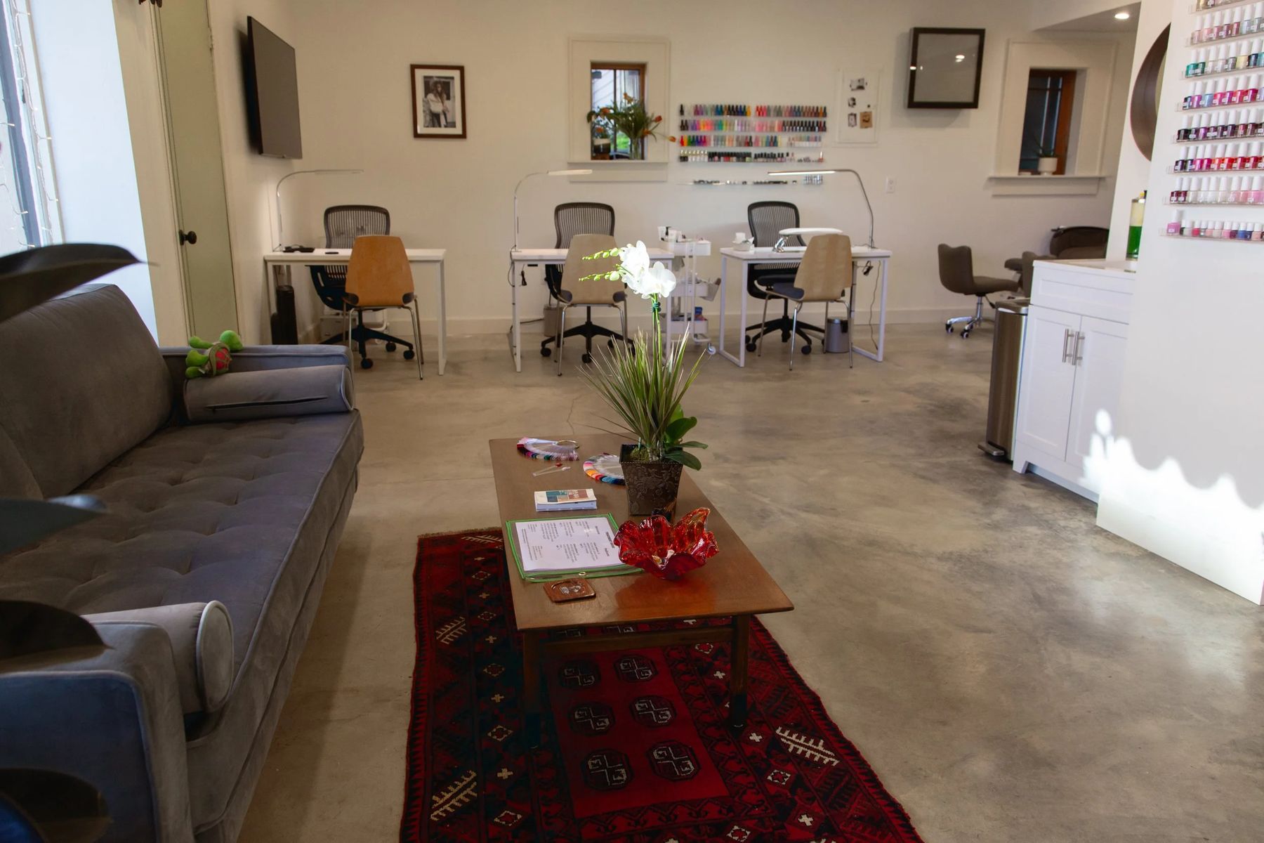 Inside Megan Ho Nail Salon on SE Ankeny